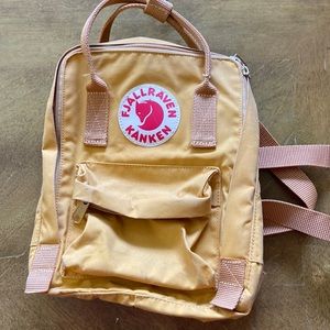 Fjallraven Kanken Yellow backpack